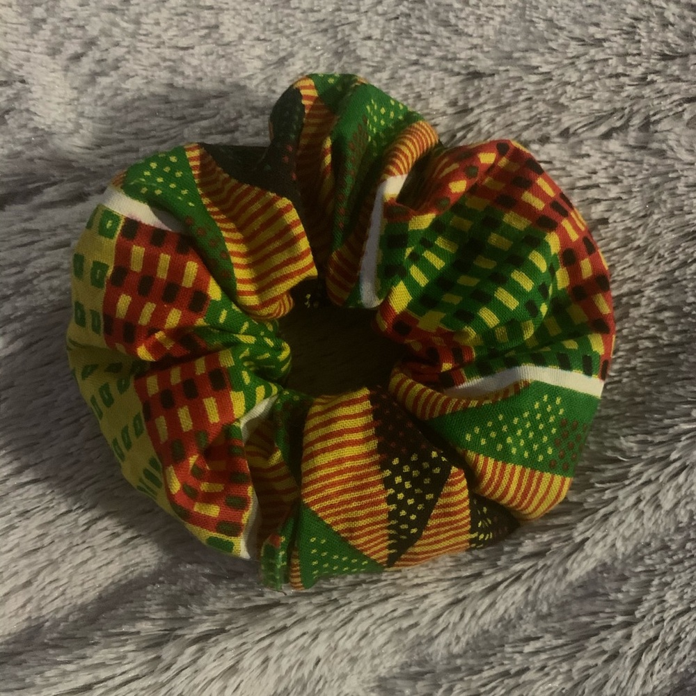 African Print Scrunchie